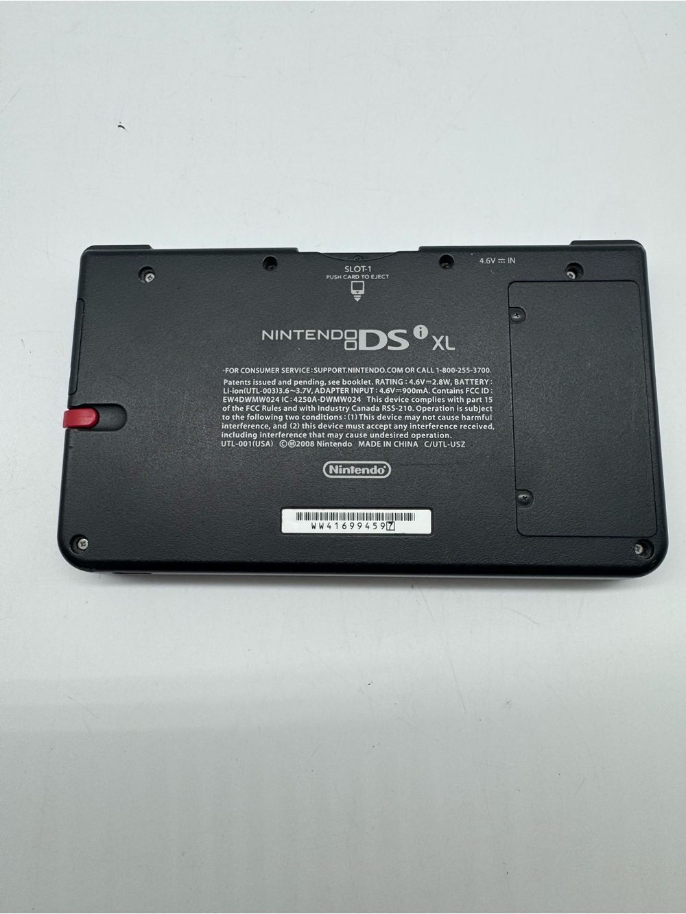 Nintendo DSi XL Handheld Console Midnight Blue - Turns On - Broken Touch Screen